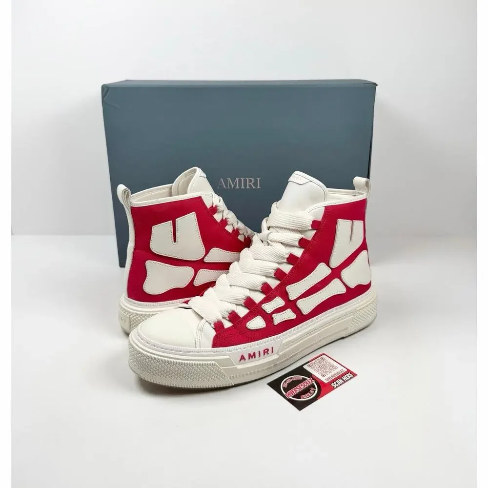 Size 47EU/14US - Amiri Skel Court High Top Red